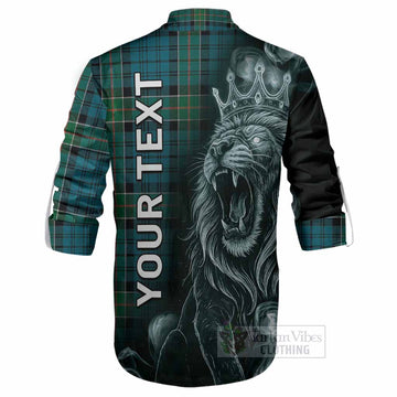 Kirkpatrick Tartan Ghillie Shirt Roaring Lion Heritage