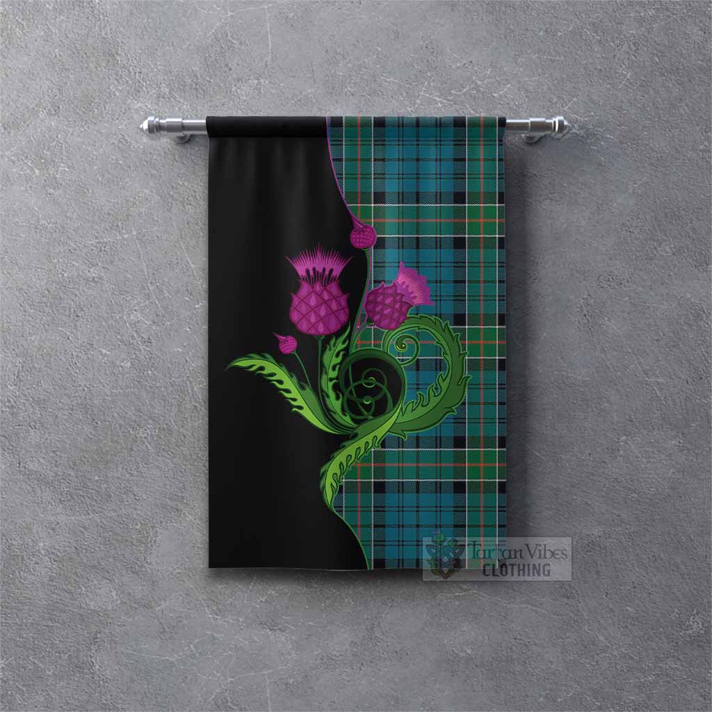 Kirkpatrick Tartan Gonfalon Traditional Scottish Thistle Rectangle - Tartan Vibes Clothing