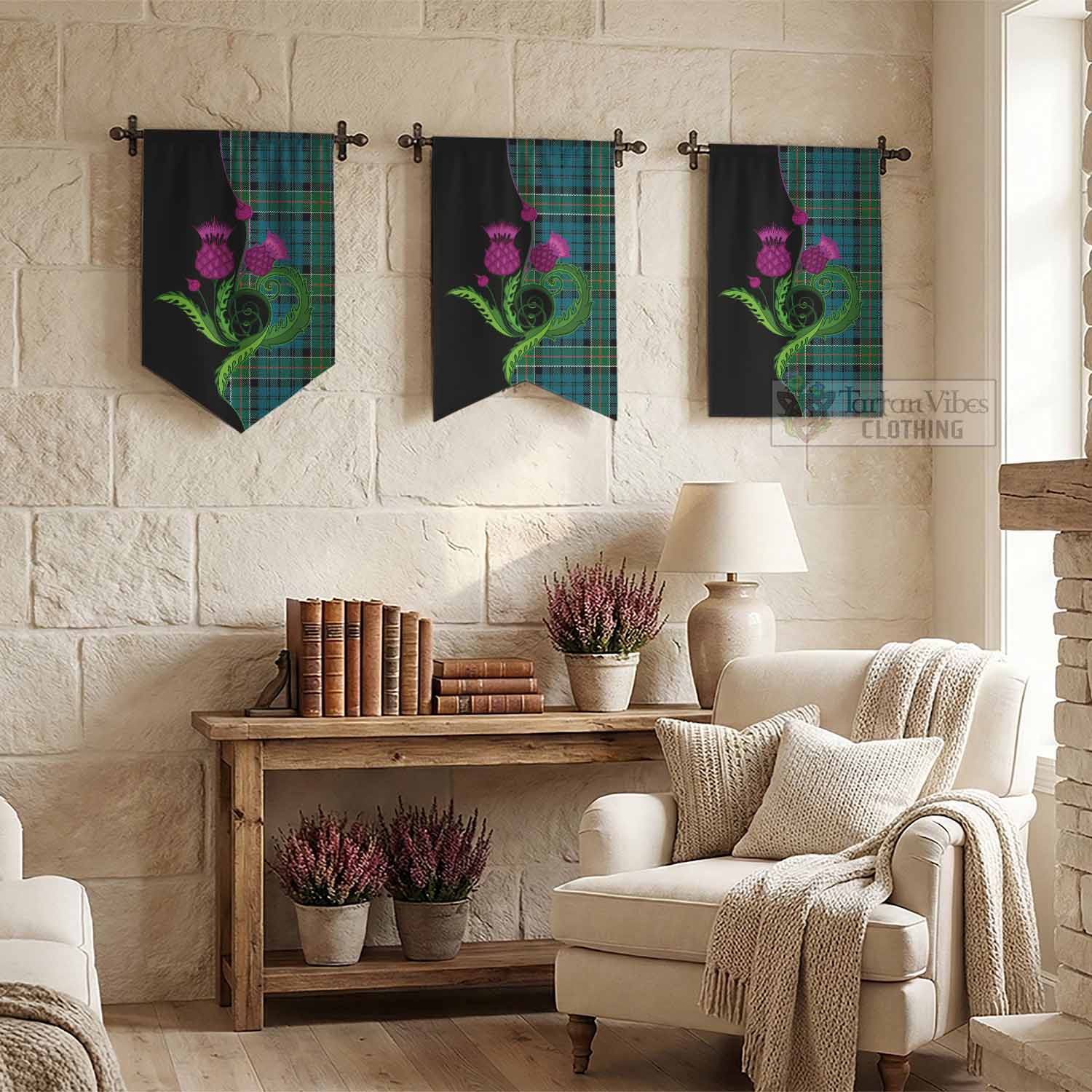 Kirkpatrick Tartan Gonfalon Traditional Scottish Thistle - Tartan Vibes Clothing