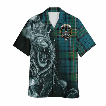 Kirkpatrick Tartan Hawaiian Shirt Roaring Lion Heritage