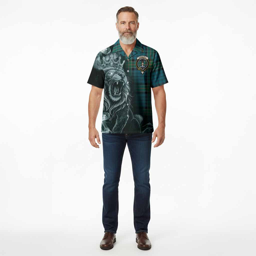 Kirkpatrick Tartan Hawaiian Shirt Roaring Lion Heritage