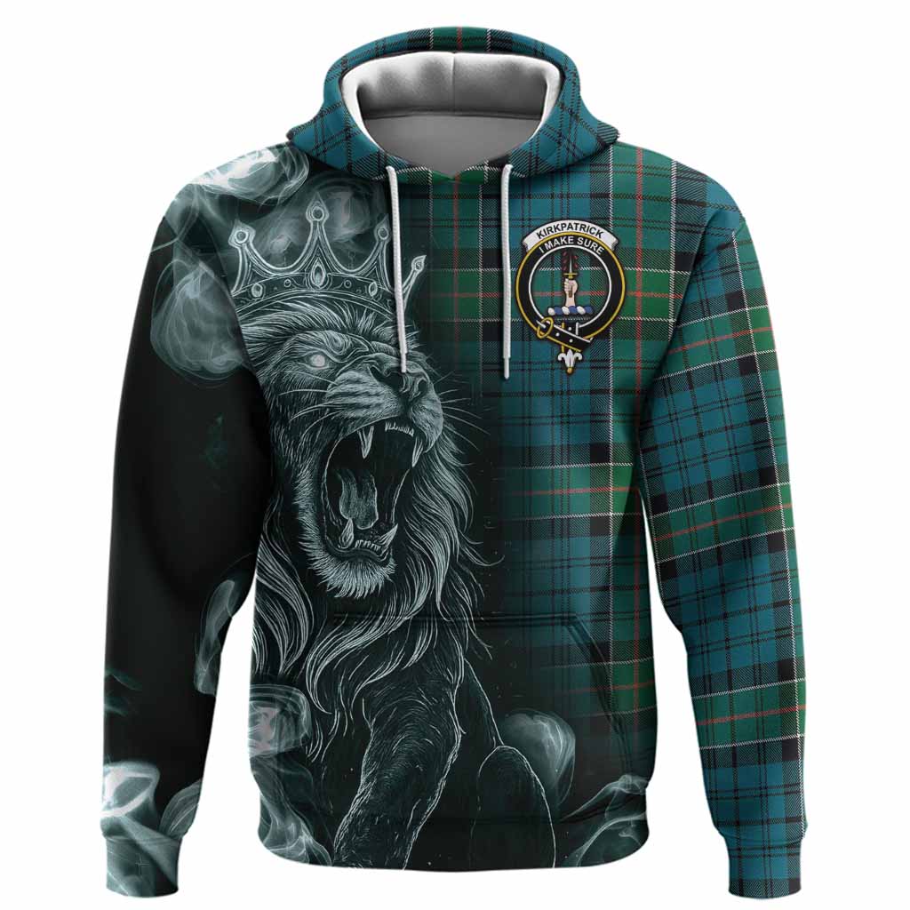 Kirkpatrick Tartan Hoodie Roaring Lion Heritage