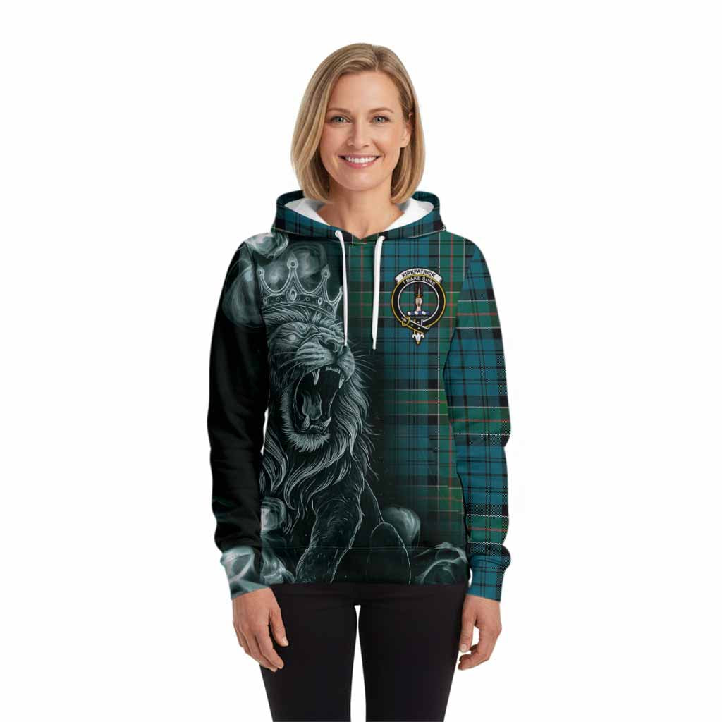Kirkpatrick Tartan Hoodie Roaring Lion Heritage