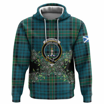 Kirkpatrick Tartan Hoodie Thistle Scottish Spirit