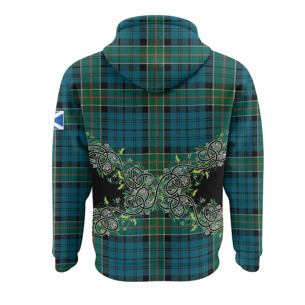 Kirkpatrick Tartan Hoodie Thistle Scottish Spirit