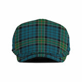 Kirkpatrick Tartan Jeff Cap, Tartan Flat Cap Jeff Hat - Tartan Vibes Clothing