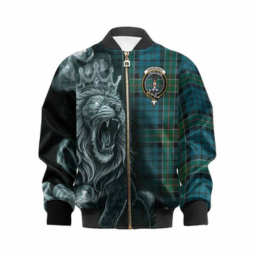 Kirkpatrick Tartan Kid Bomber Jacket Roaring Lion Heritage