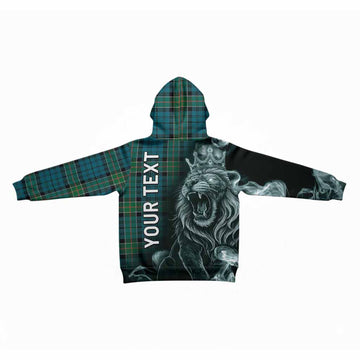 Kirkpatrick Tartan Kid Hoodie Roaring Lion Heritage