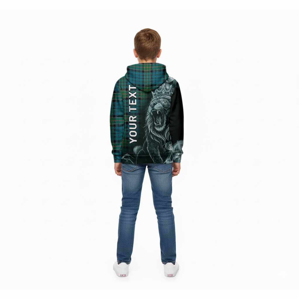 Kirkpatrick Tartan Kid Hoodie Roaring Lion Heritage