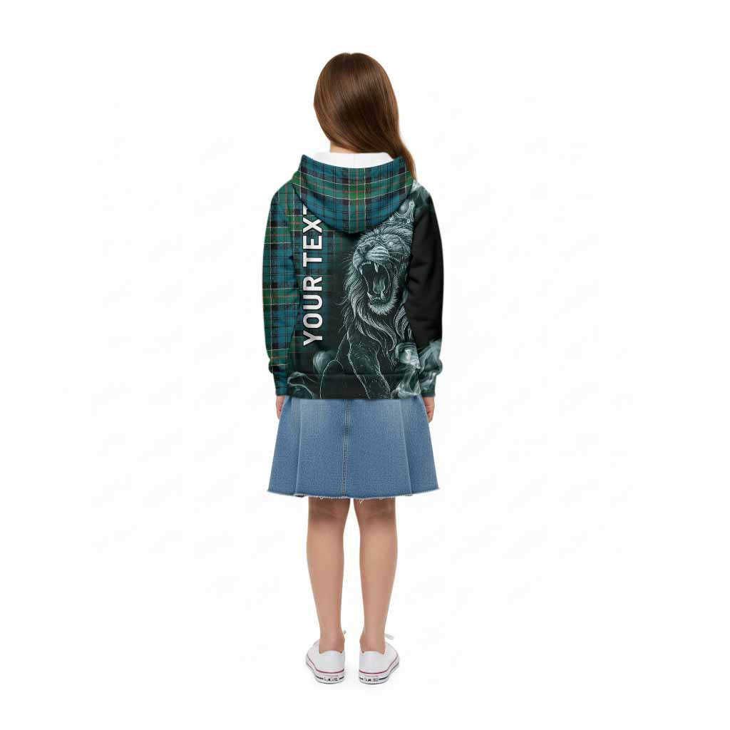 Kirkpatrick Tartan Kid Hoodie Roaring Lion Heritage