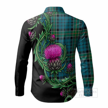 Kirkpatrick Tartan Long Sleeve Button Shirts Resilient Scottish Thistle