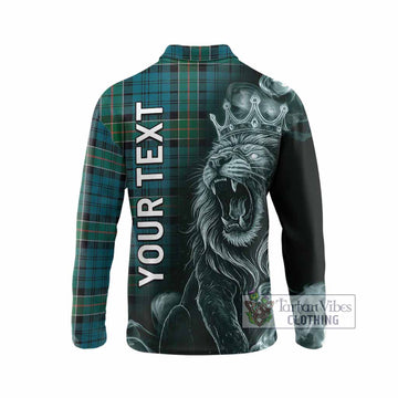 Kirkpatrick Tartan Long Sleeve Polo Shirt Roaring Lion Heritage