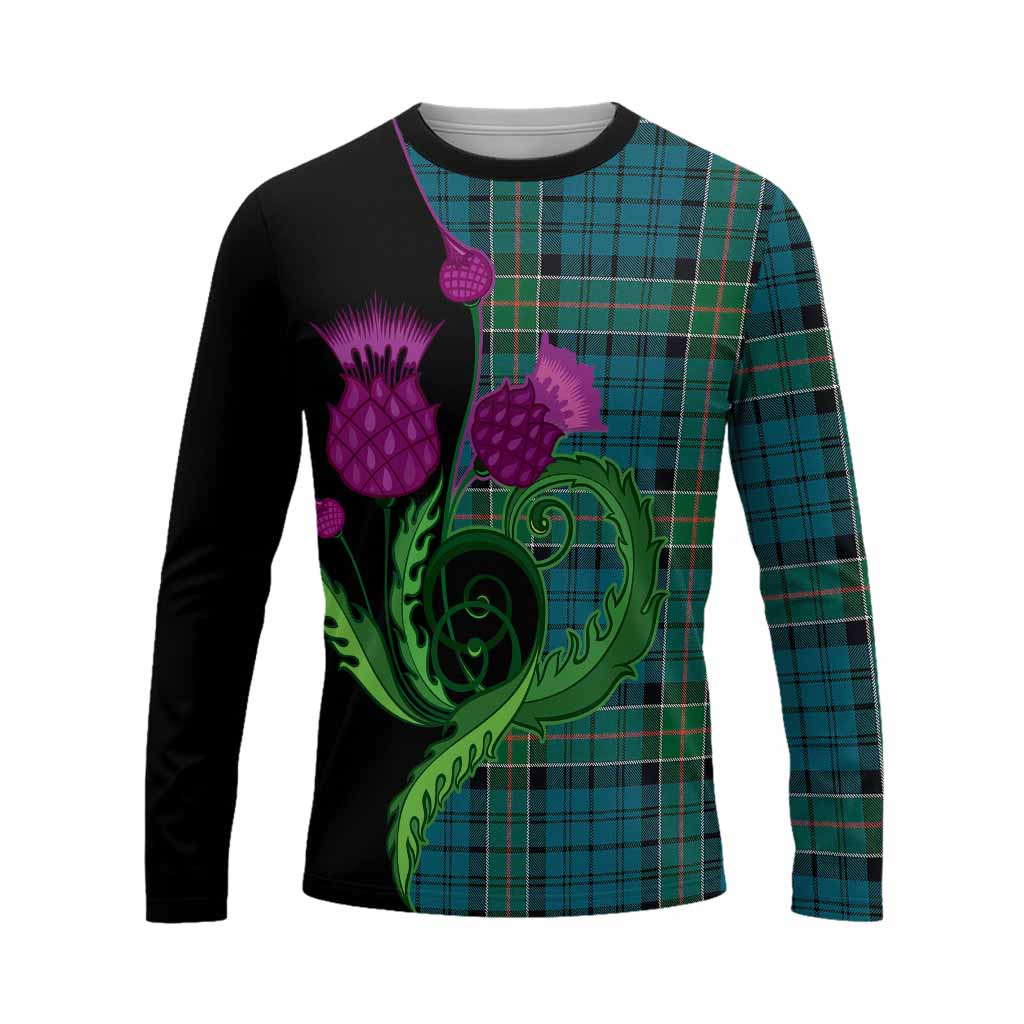 Kirkpatrick Tartan Long Sleeve T-Shirt Traditional Scottish Thistle