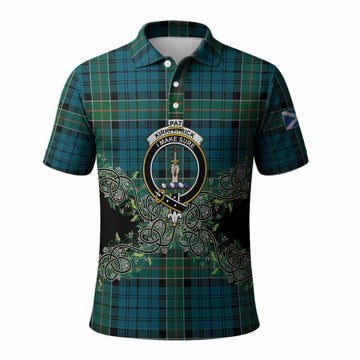 Kirkpatrick Tartan Polo Shirt Thistle Scottish Spirit