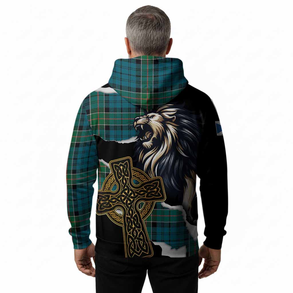 Kirkpatrick Tartan Scottish Hoodie Lion Celtic Heritage