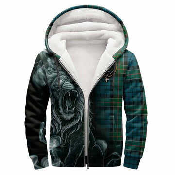 Kirkpatrick Tartan Sherpa Hoodie Roaring Lion Heritage
