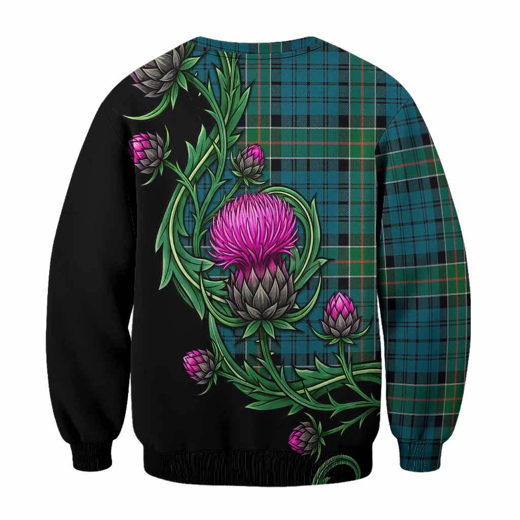 Kirkpatrick Tartan Sweatshirt Resilient Scottish Thistle - Tartan Vibes Clothing