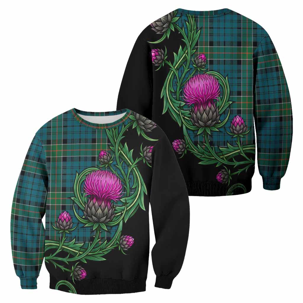 Kirkpatrick Tartan Sweatshirt Resilient Scottish Thistle - Tartan Vibes Clothing