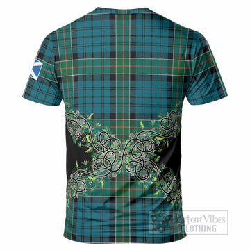 Kirkpatrick Tartan T-Shirt Thistle Scottish Spirit