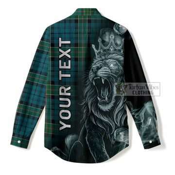 Kirkpatrick Tartan Women Casual Shirt Roaring Lion Heritage