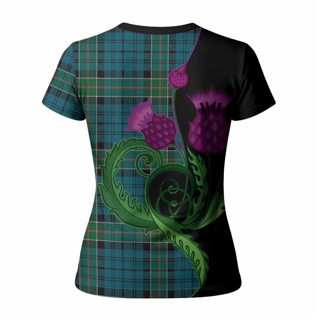 Kirkpatrick Tartan Women T shirt Traditional Scottish Thistle