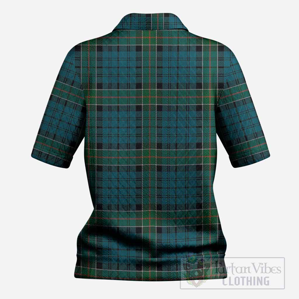 Kirkpatrick Tartan Women’s Polo Sweater Top