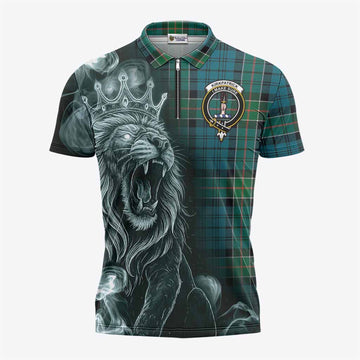 Kirkpatrick Tartan Zipper Polo Shirt Roaring Lion Heritage