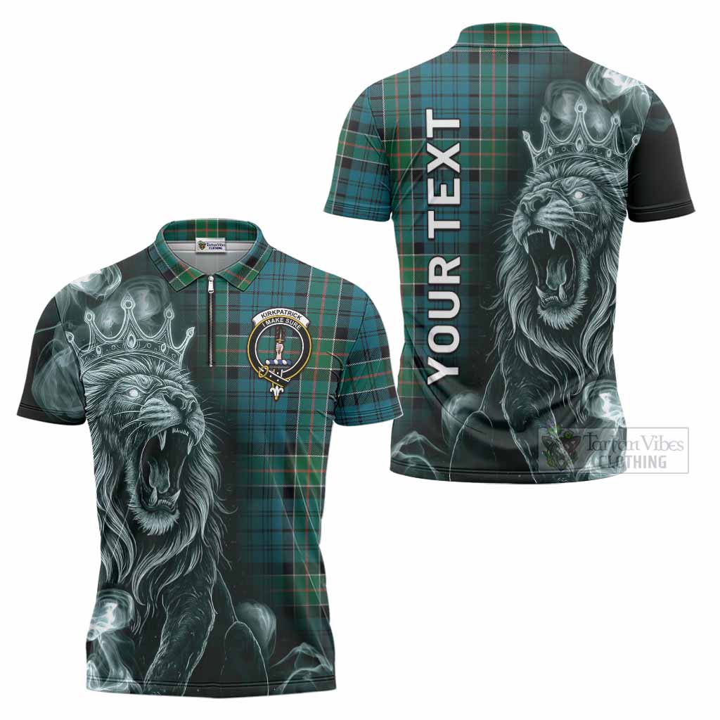 Kirkpatrick Tartan Zipper Polo Shirt Roaring Lion Heritage