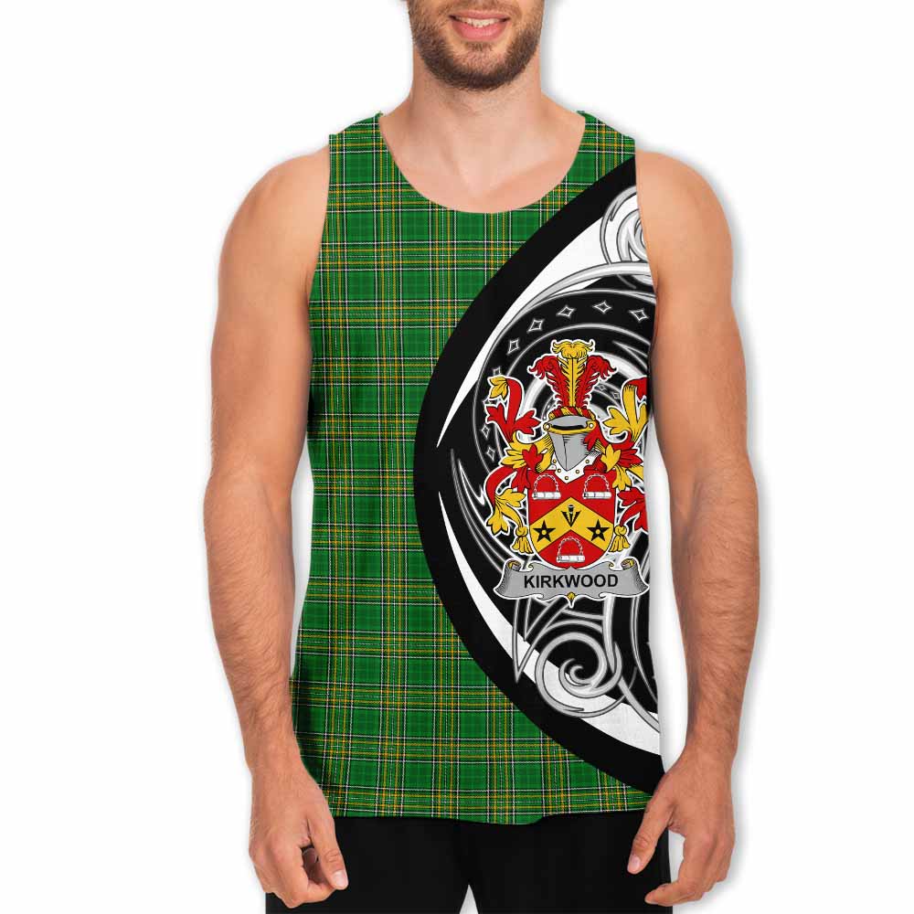 Tartan Vibes Clothing Kirkwood Irish Clan Men's Tank Top Celtic Circle Style