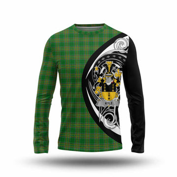 Kyle Irish Clan Long Sleeve T-Shirt Celtic Circle Style Unisex - Tartan Vibes Clothing