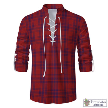 Tartan Vibes Clothing Kyle Tartan Men's Scottish Traditional Jacobite Ghillie Kilt Shirt