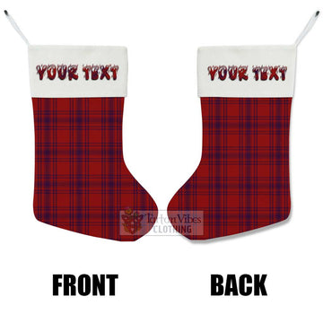 Tartan Vibes Clothing Kyle Tartan Christmas Stocking with Personalized Text