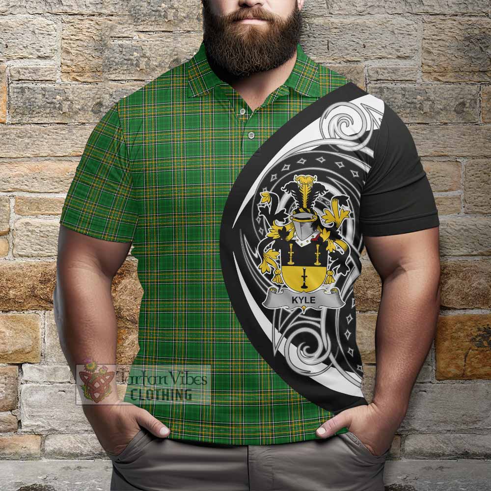 Kyle Irish Clan Polo Shirt Celtic Circle Style - Tartan Vibes Clothing