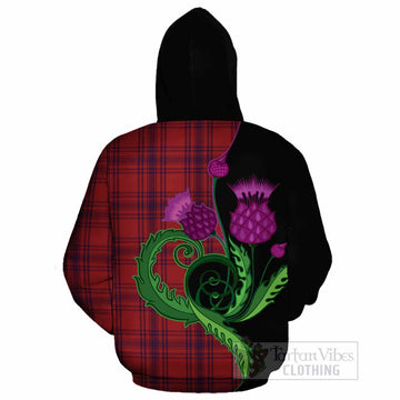 Kyle Tartan Cotton Hoodie Traditional Scottish Thistle
