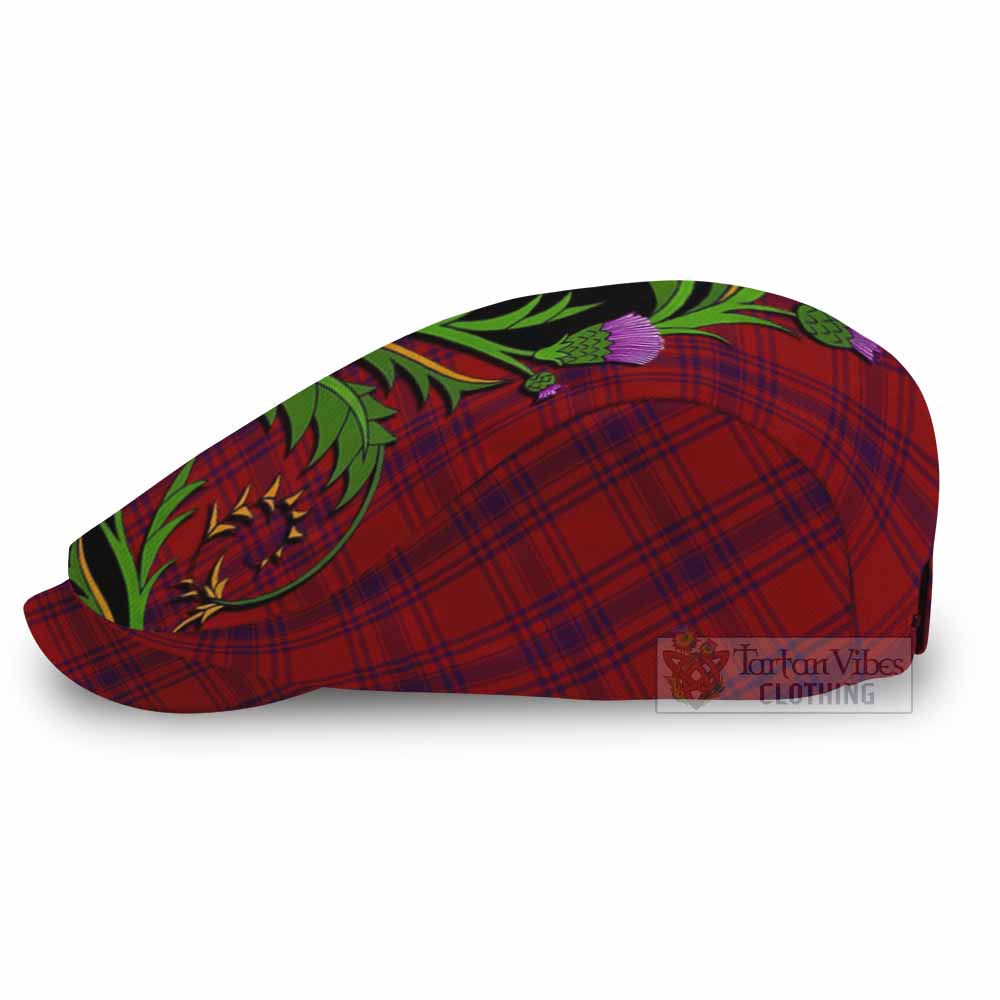 Kyle Tartan Flat Cap, Jeff Cap Scottish Thistle Pride Heritage Art - Tartan Vibes Clothing