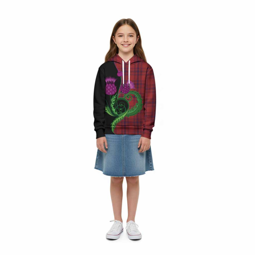 Kyle Tartan Kid Hoodie Traditional Scottish Thistle