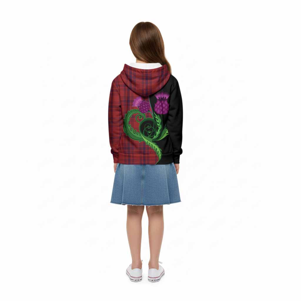 Kyle Tartan Kid Hoodie Traditional Scottish Thistle