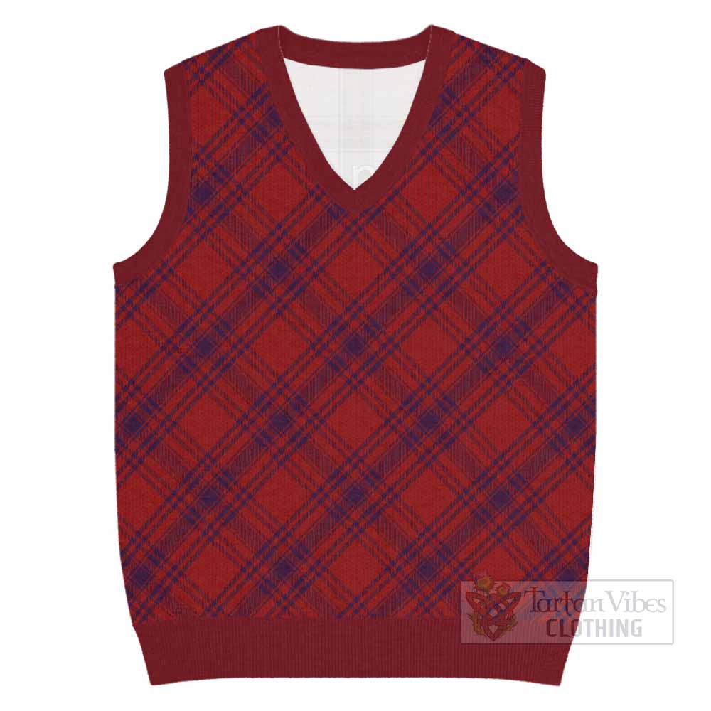 Kyle Tartan  Knitted V-Neck Vest Cross Style