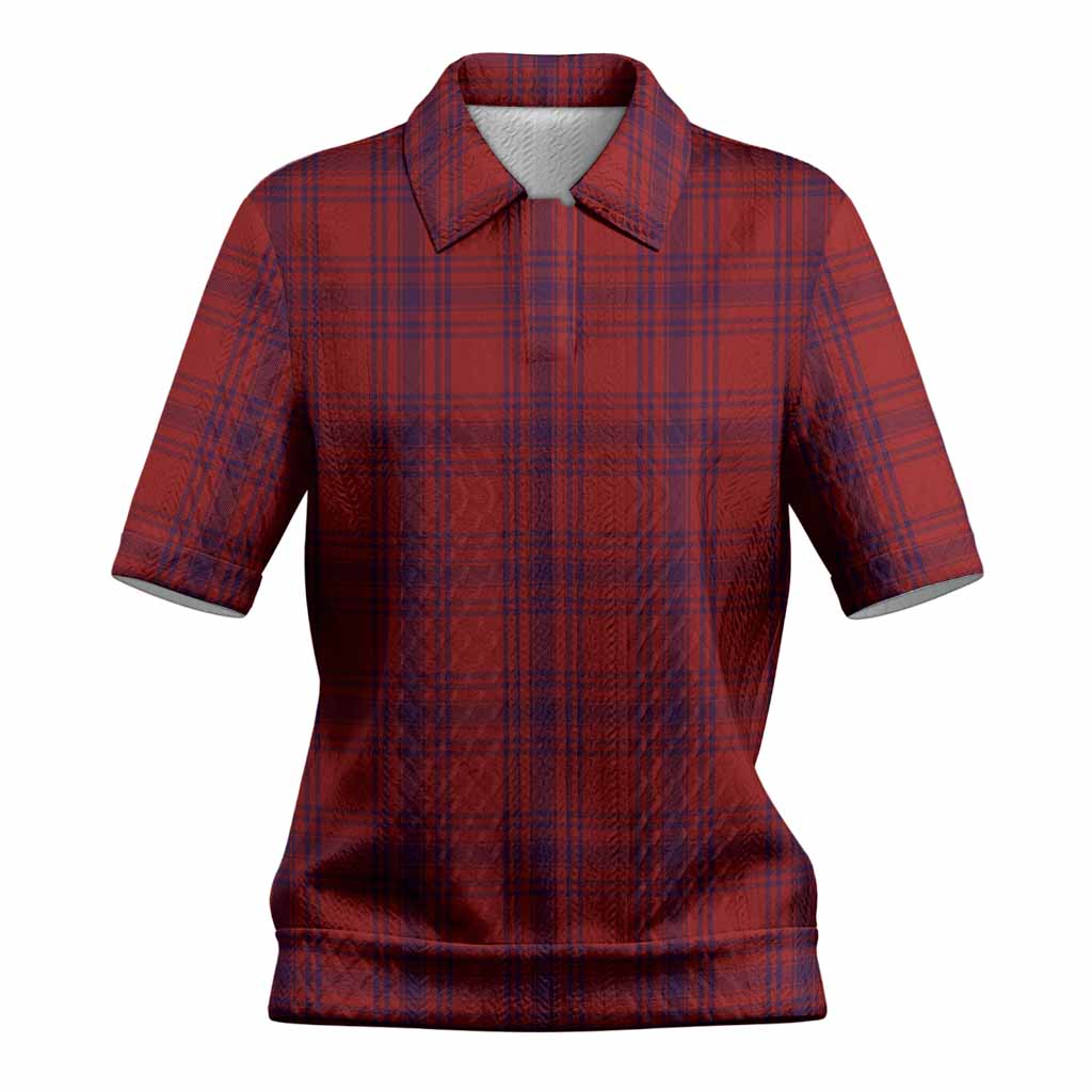 Kyle Tartan Women’s Polo Sweater Top