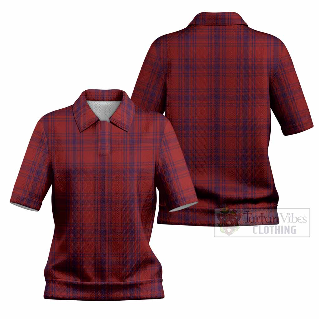 Kyle Tartan Women’s Polo Sweater Top