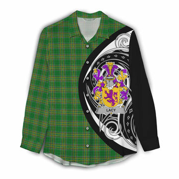 Lacy Irish Clan Women's Casual Shirt Celtic Circle Style Female - Tartan Vibes Clothing