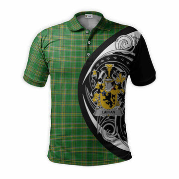 Laffan Irish Clan Polo Shirt Celtic Circle Style