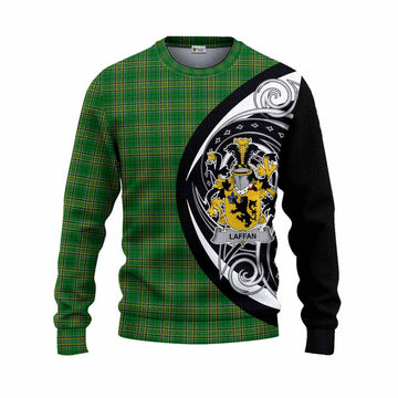 Laffan Irish Clan Knitted Sweater Celtic Circle Style
