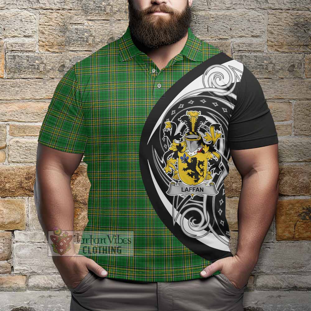Tartan Vibes Clothing Laffan Irish Clan Polo Shirt Celtic Circle Style