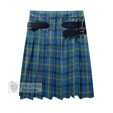 Laing Tartan Men's Pleated Skirt - Fashion Casual Retro Scottish Kilt Style