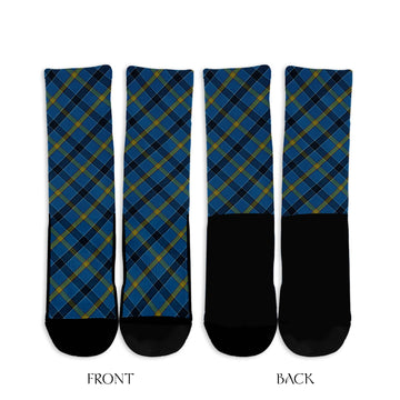 Laing Tartan Crew Socks Cross Style