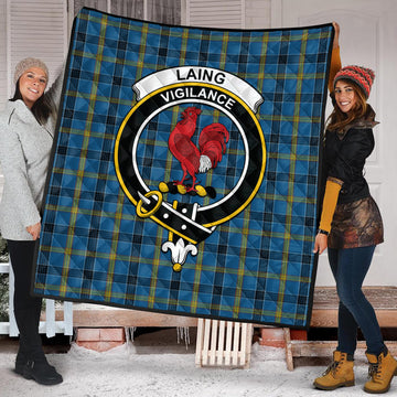 laing-tartan-quilt-with-family-crest