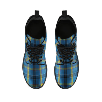 Laing Tartan Leather Boots