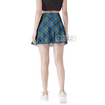 Laing Tartan Women's Plated Mini Skirt
