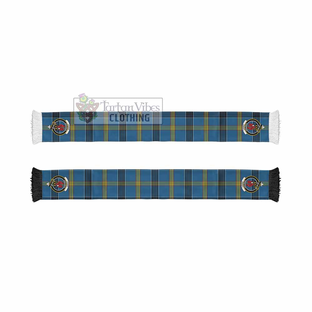 Tartan Vibes Clothing Laing Tartan Ruffneck Scarf with Family Crest